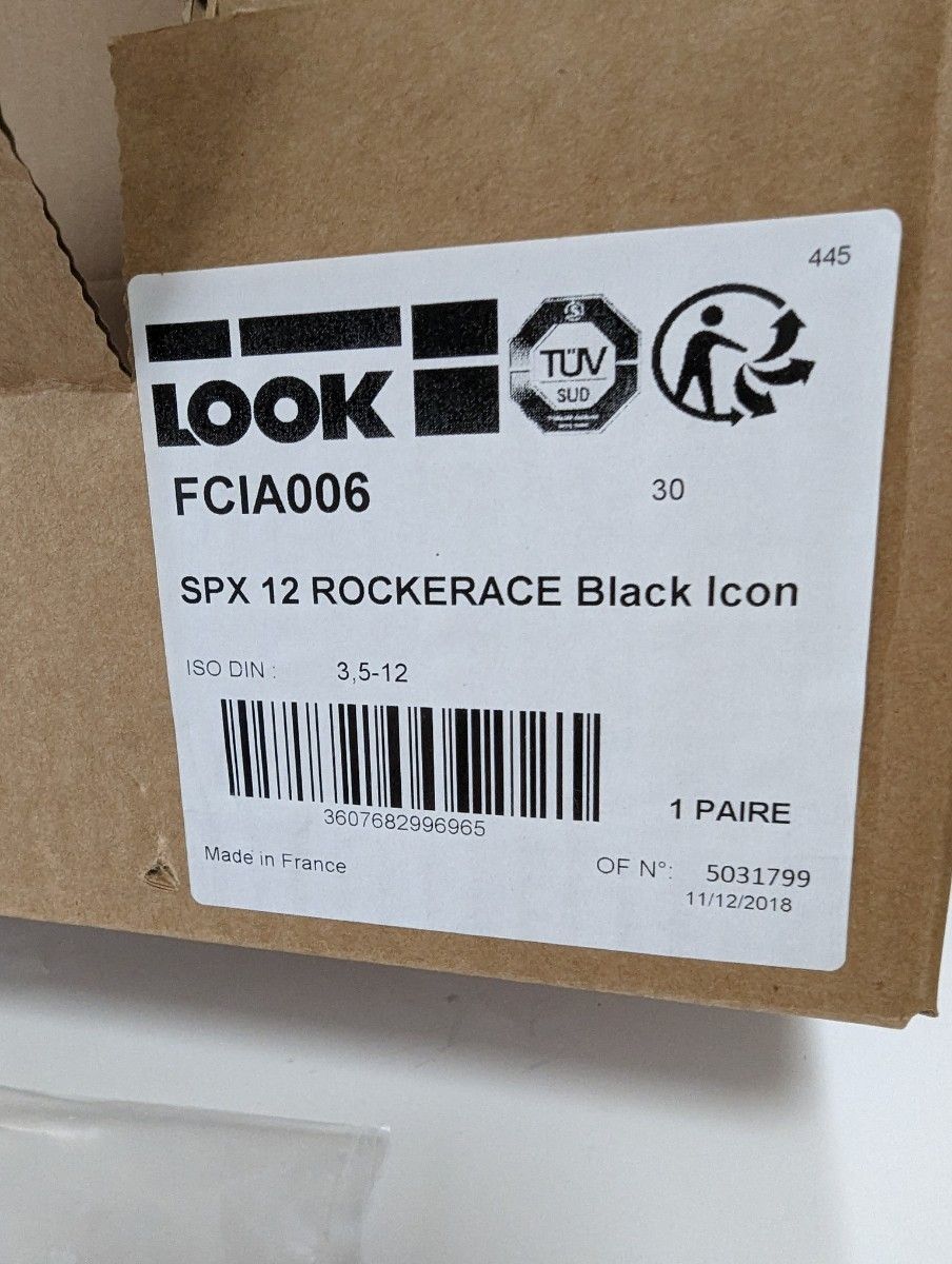 新品】ビンディング ルック19/20 選手用 LOOK SPX12 ロッカーレース
