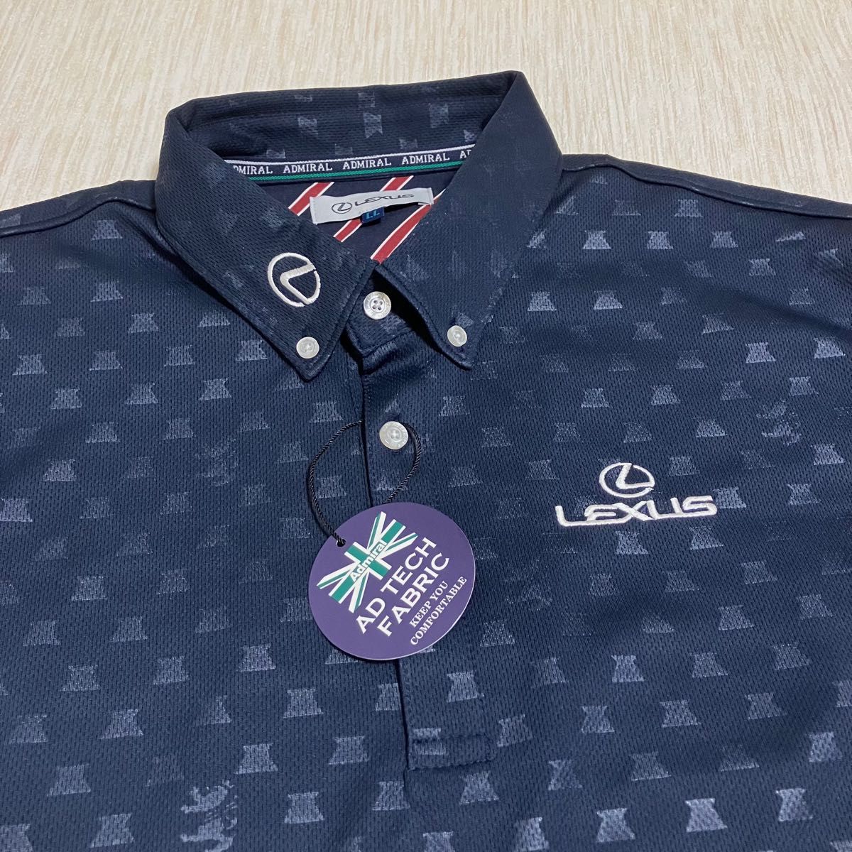 新品】アドミラル admiral × レクサス LEXUS ゴルフウェア 長袖 新品】アドミラル admiral × レクサス LEXUS ゴルフウェア 長袖