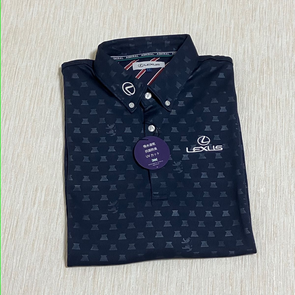 新品】アドミラル admiral × レクサス LEXUS ゴルフウェア 長袖 新品】アドミラル admiral × レクサス LEXUS ゴルフウェア 長袖