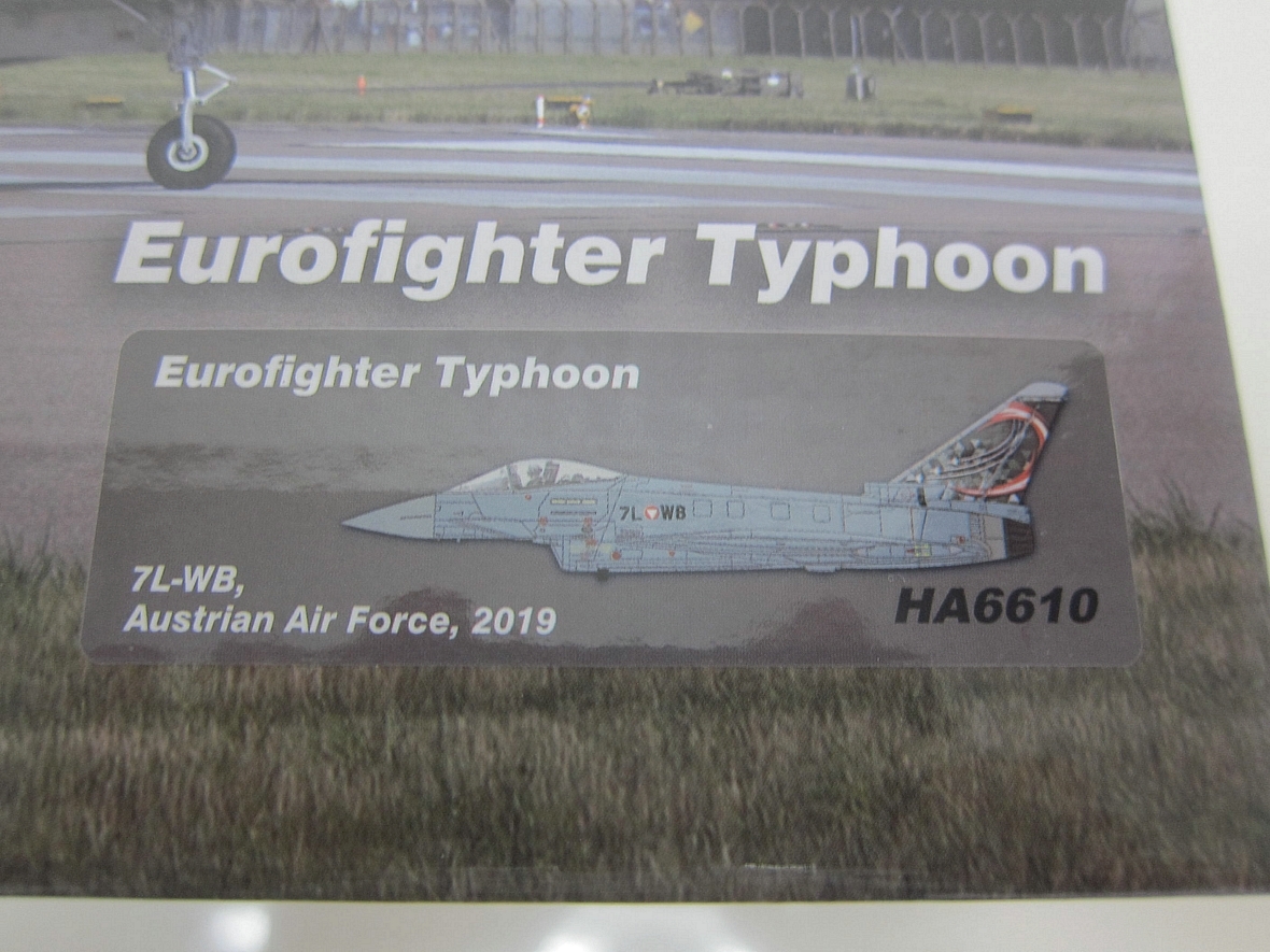 ホビーマスター　HOBBY MASTER　1/72「ユーロファイター　タイフーン　オーストリア空軍」Eurofighter Typhoon_画像10