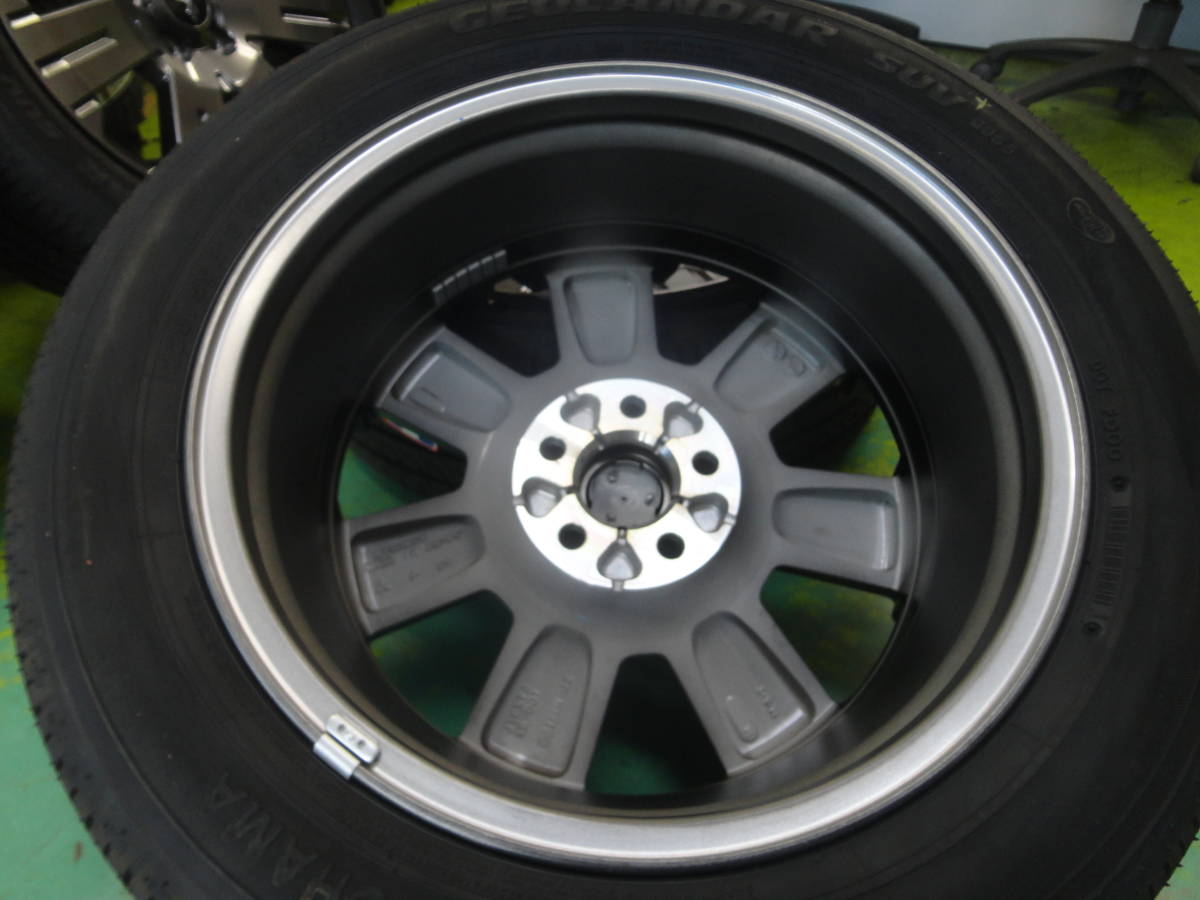 ■40045■山あり　三菱純正◎22年製ヨコハマGEOLANDER SUV　G055 225/55R18　デリカＤ：5等　アルミ4本セット_画像4