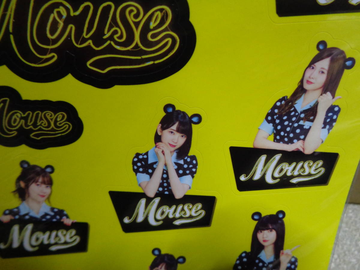 mouse マウス 乃木坂46 ステッカー 非売品　　2枚セット_画像2