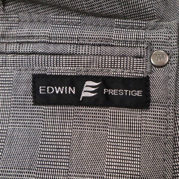 【新品 未使用】 EDWIN PRESTIGE エドウィン EP503 ストレッチ グレンチェック柄 パンツ スラックス Sz.XL　メンズ ゴルフ　G3B00588_4#R_画像10