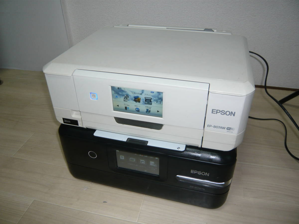 EPSON エプソン カラーインクジェットプリンター 複合機 EP-807AW EW