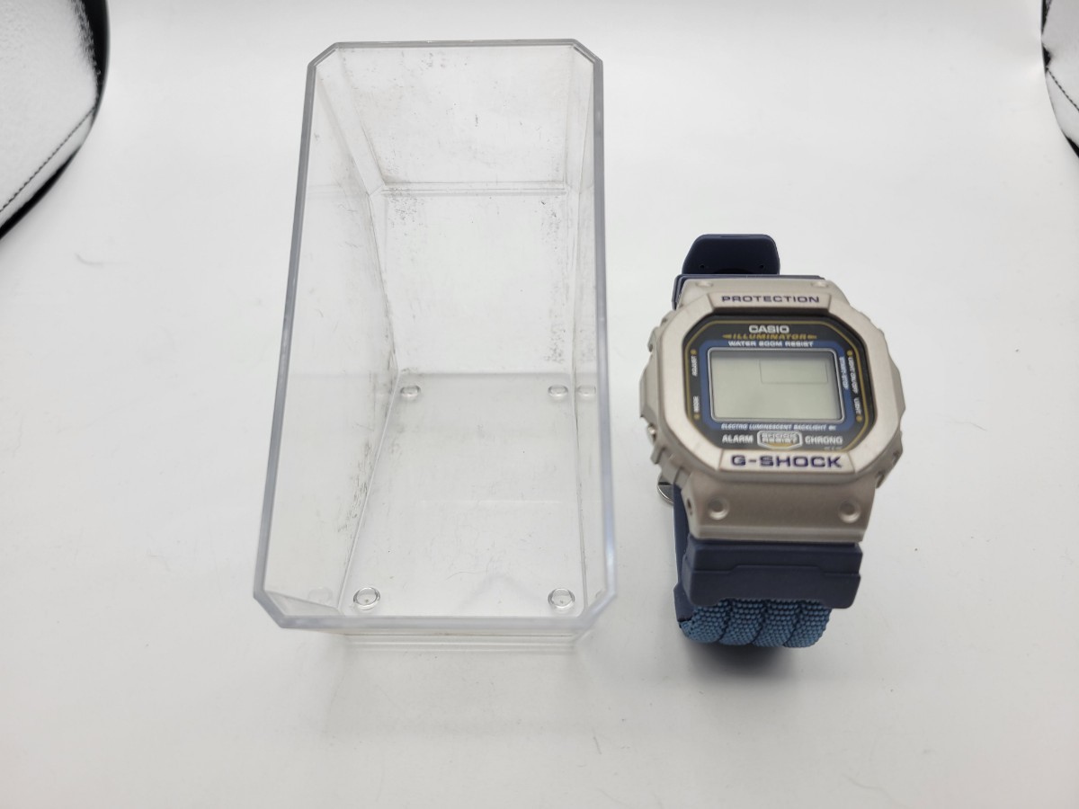 CASIO カシオ G-SHOCK ジーショック 1545 DW-5600E 青 ブルー シルバー_画像1