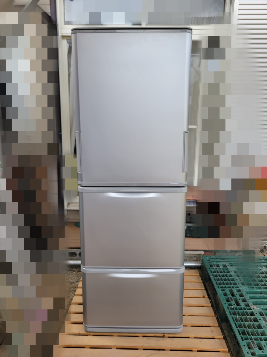 SHARP シャープ 冷凍冷蔵庫 3ドア 2020年製 冷蔵庫 両開き SJ-W352F-S