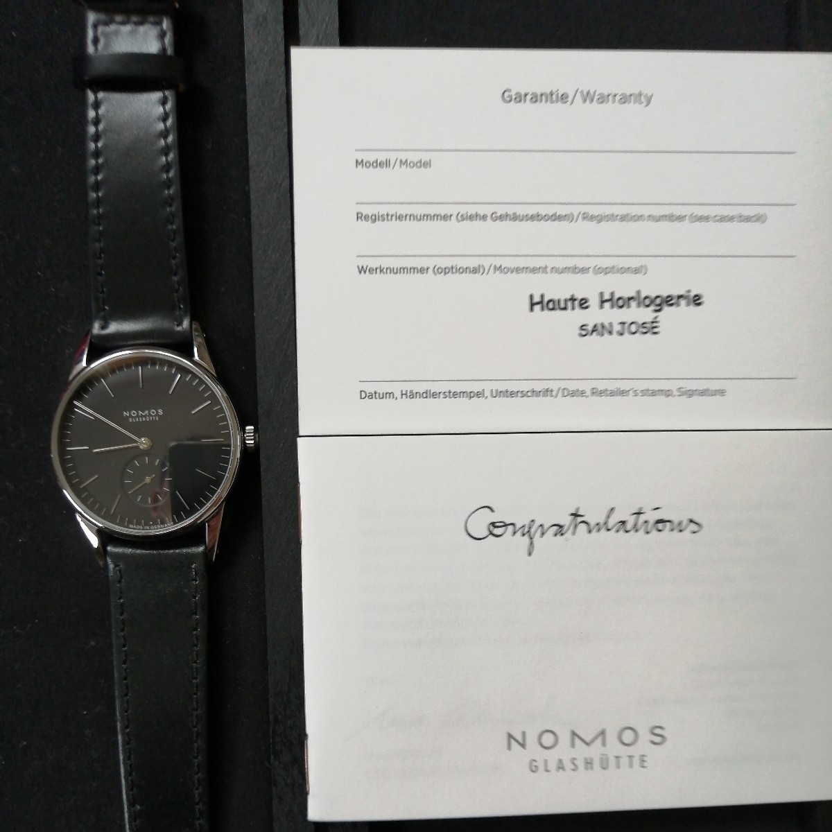 ノモス NOMOSグラスヒュッテオリオン 機械式(手巻) | dev.boxeh.net