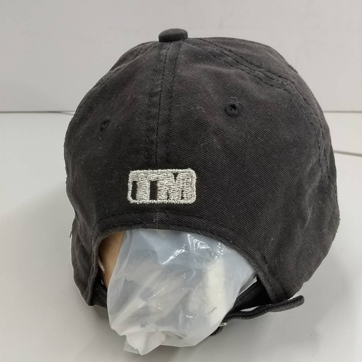 【K1】URVAN PLAYER 刺繍 ベースボールキャップ 帽子 M-L(57-59cm) ブラック 黒【230405】_画像4