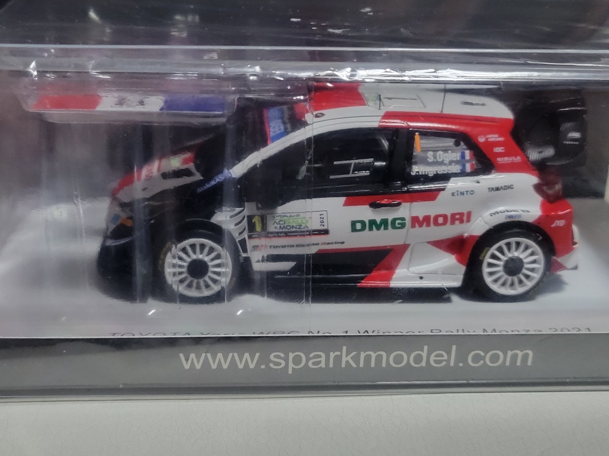 新品 1/43 スパーク SPARK TOYOTA Yaris WRC No.1 Winner Rally Monza 2021 WRC Manufacturer Champions 2021　Ogier Ingrassia