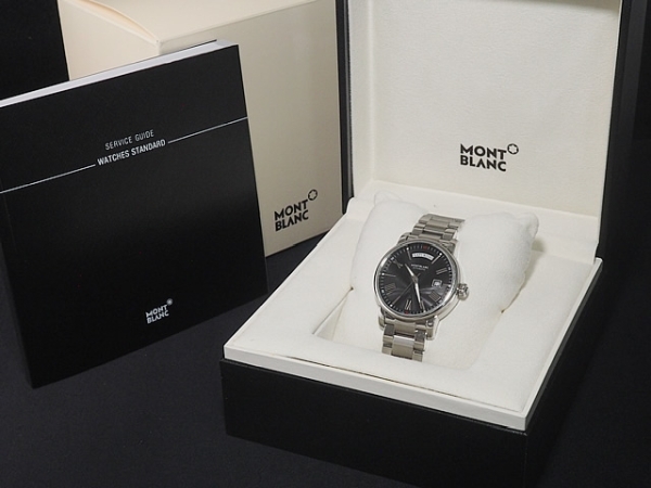  Shimizu shop { free shipping } Montblanc Star 4810 day date 115937 box * written guarantee attaching 