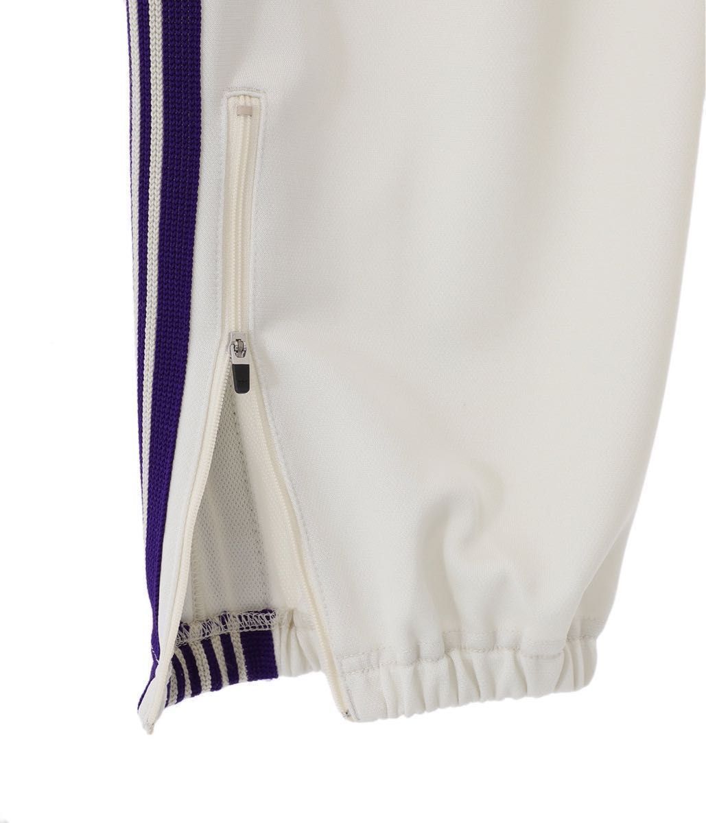 新品未使用】NEEDLES Zipped Track Pant Ice white XS 23ss ニードルス