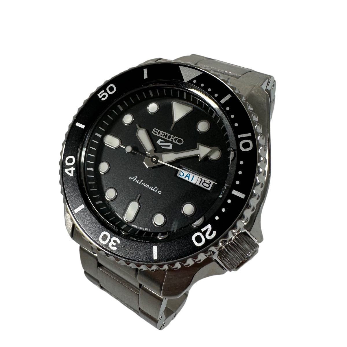 動作品 SEIKO 5 セイコー5 AUTOMATIC 4R36-07G0デイデイト メンズ 自動