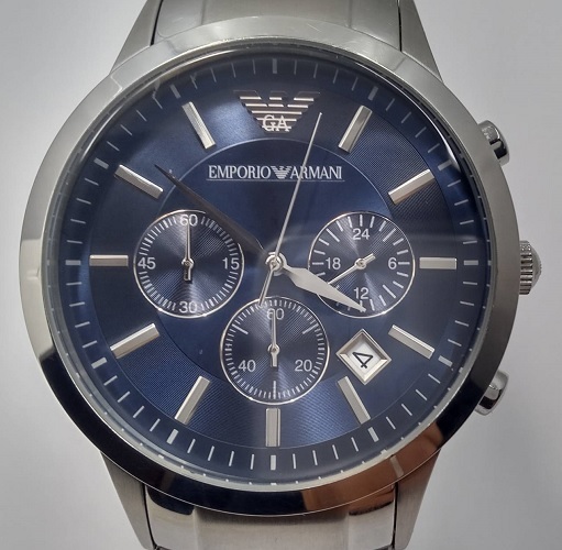 史上最も激安 EMPORIO ARMANI エンポリオ アルマーニ クロノグラフ