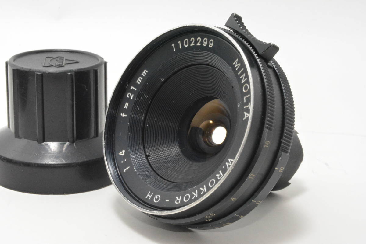 高質で安価 ☆並品☆ミノルタ MINOLTA W.ROKKOR -QH 21mm F4 ミノルタ
