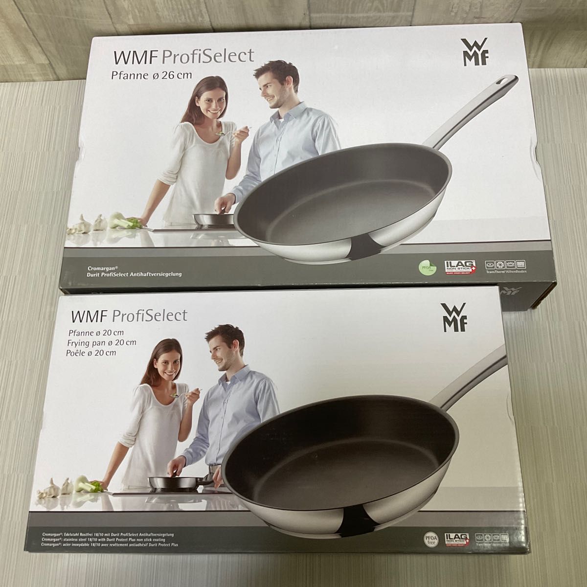 新品未使用WMF ProfiSelect series 26cm と20cm のフライパンの2点