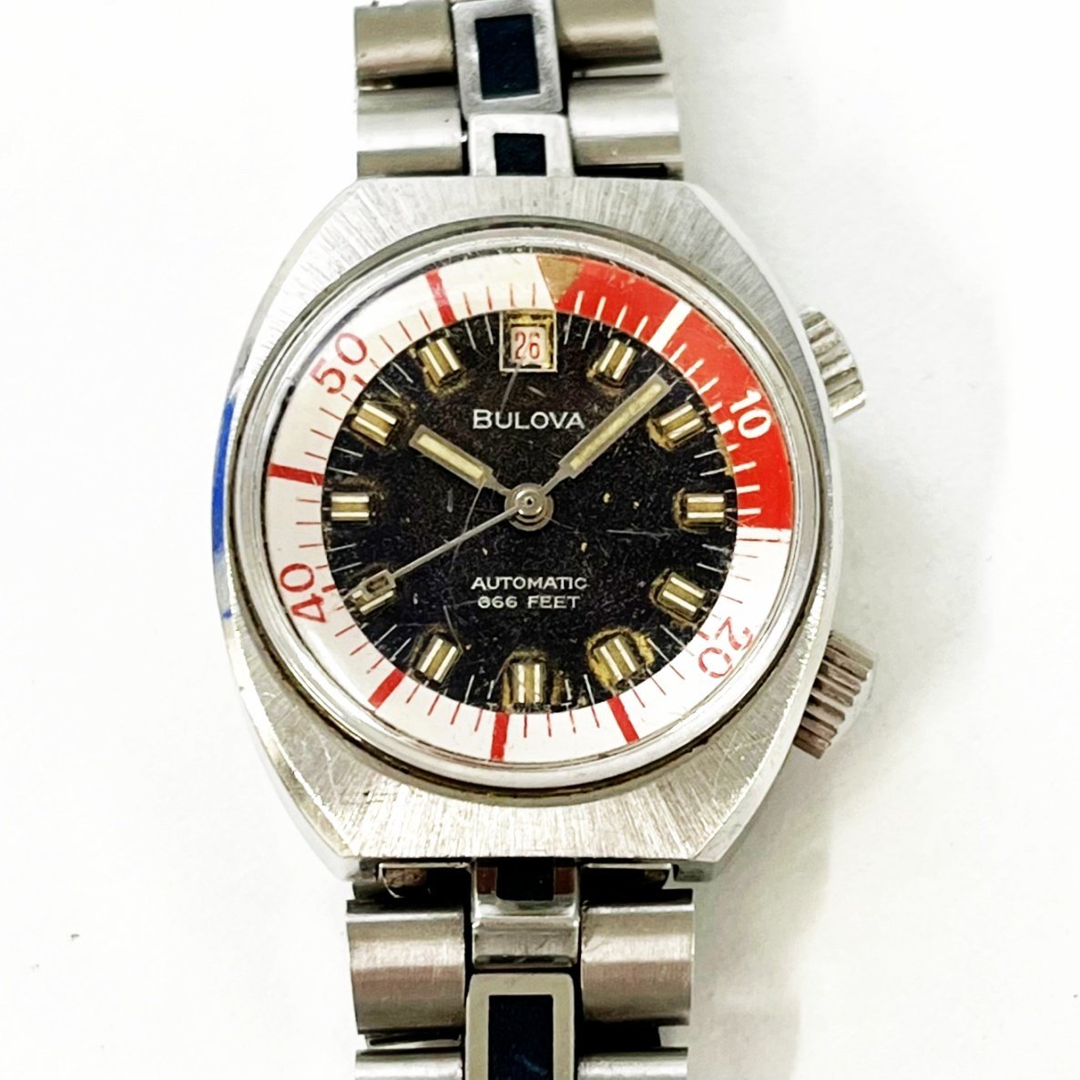 ヤフオク! - 【1円スタート】BULOVA ブローバ 666FEET ダ...