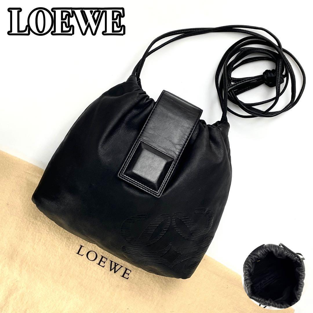 ヤフオク! - 美品○LOEWE ロエベ ショルダーバッグ アナグラム ロ...