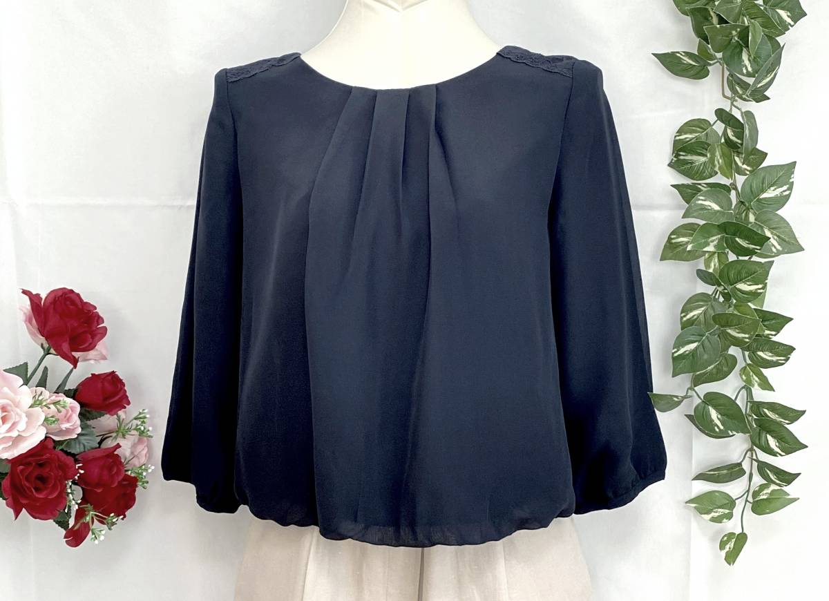  Untitled lady's chiffon blouse cut and sewn No1455