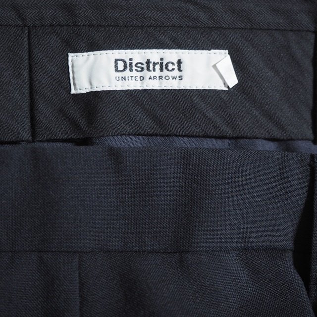 H3746h21 #District dist likto United Arrows # новый товар summer шерсть 3P выставить темно-синий / темно-синий лучший костюм весна лето 