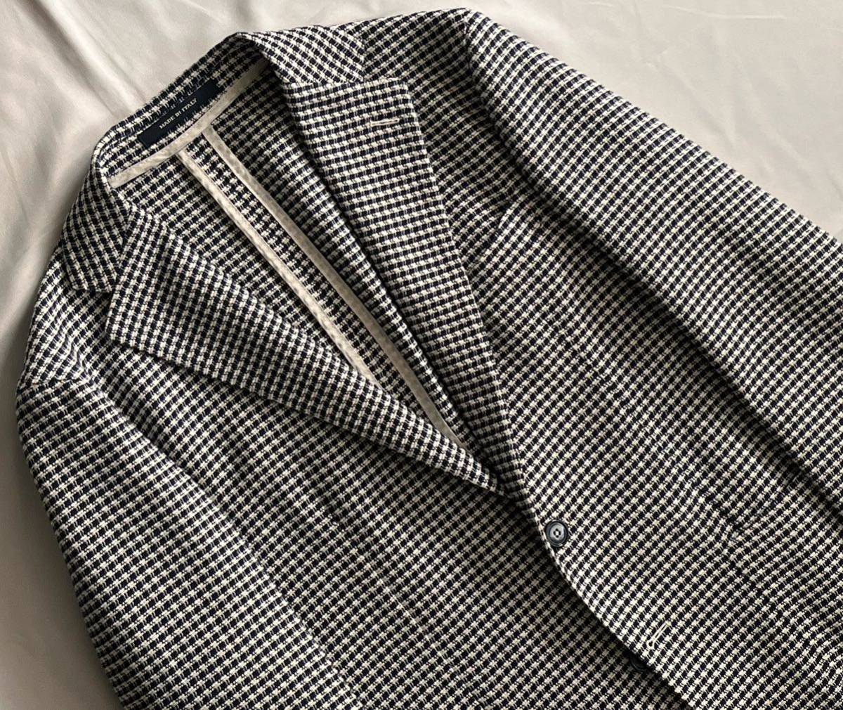 タリアトーレ 近年ロゴ ネイビーホワイト系 TAGLIATORE サイズ 46 S〜M