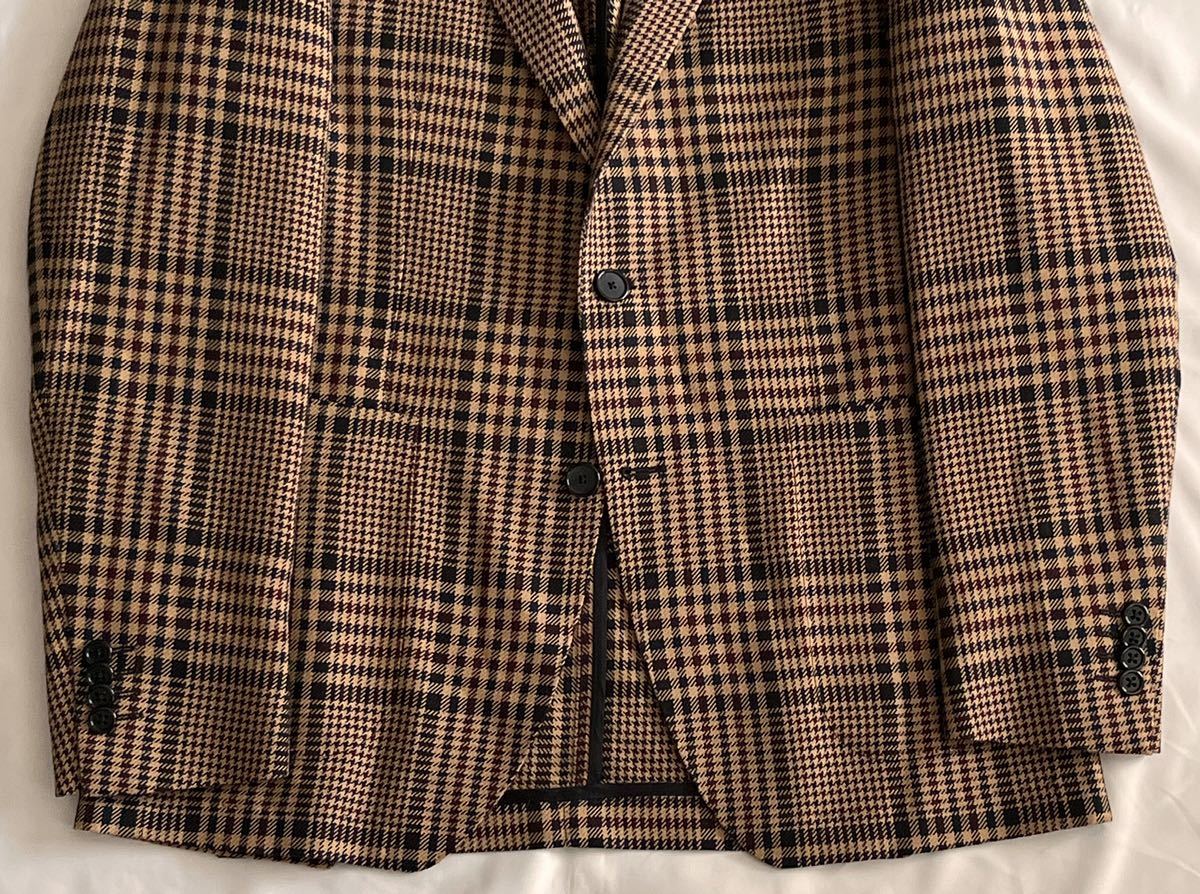 タリアトーレ 近年ロゴ ネイビーベージュ系 TAGLIATORE サイズ 48 M~L