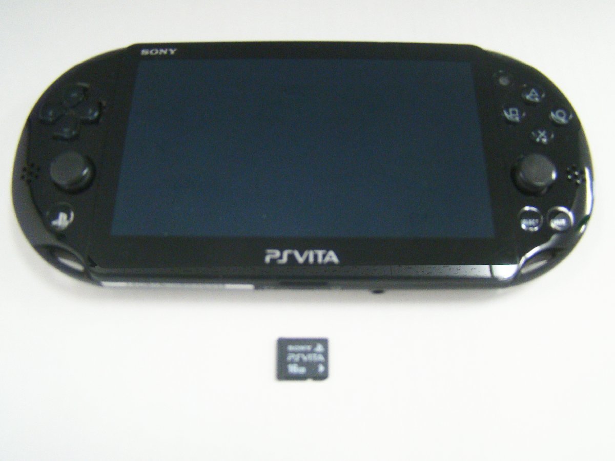 ◎レパ520/60☆SONY ソニー PS Vita PCH-2000 PlayStation Vita／メモリーカード16GB☆0406-893 
