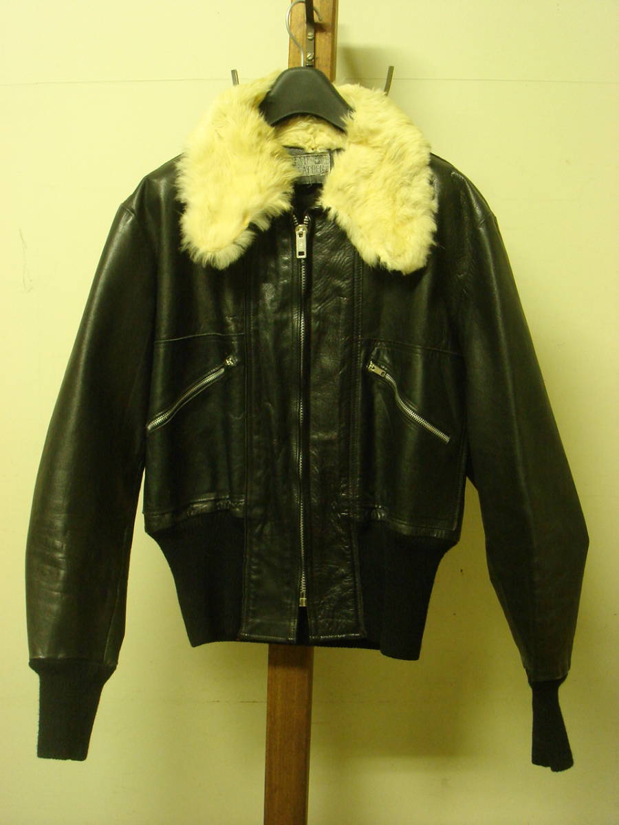安い ヴィンテージ BADLEATHER ライダース クラフトレザージャケット