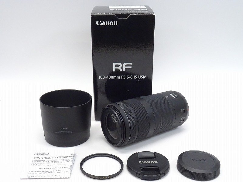 ○○【美品・元箱付】Canon RF 100-400mm F5.6-8 IS USM カメラレンズ