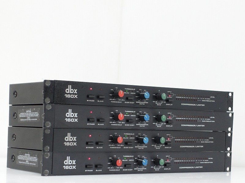 Yahoo!オークション - dbx 160X コンプレッサー/リミッター 4台 Yahoo!オークション - dbx 160X コンプレッサー/リミッター 4台