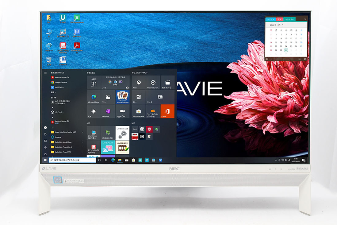 即日発送 美品フルHD 23.8型 液晶一体型 地デジ NEC Lavie PC-DA700KAW