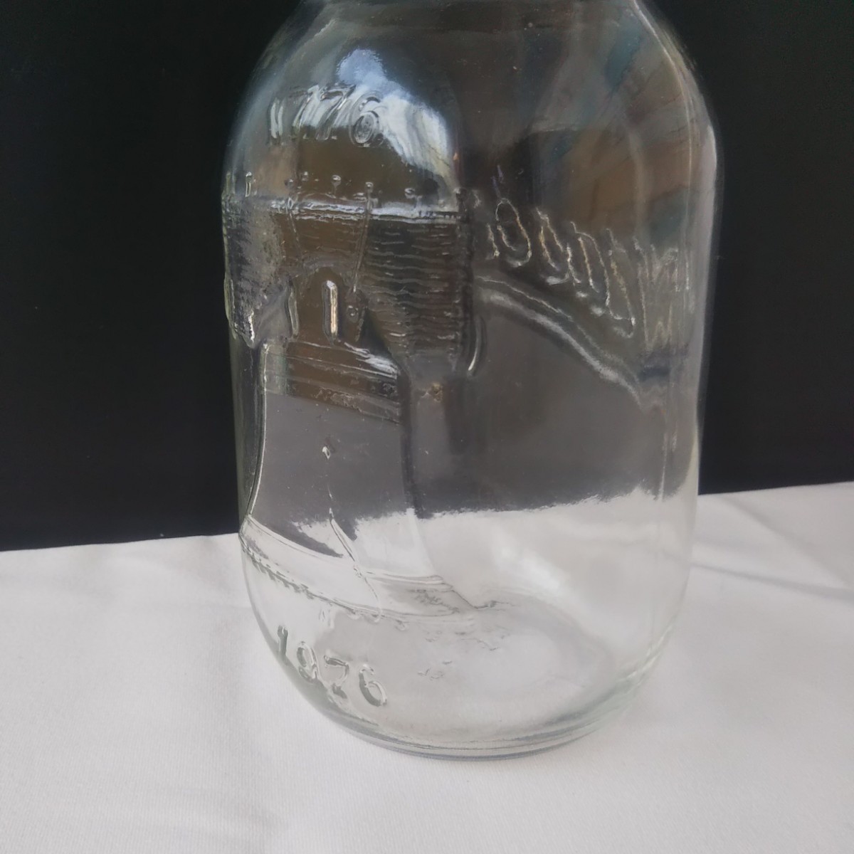 当時物 mason メイソンジャー ガラス瓶 キャニスター ジャム ピクルス 保存瓶 密封瓶 ヴィンテージ_画像3