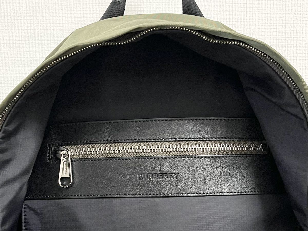 BURBERRY バーバリー リュック ロゴプリント ECONYL バックパック