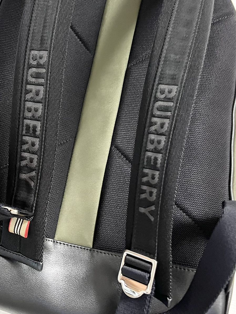BURBERRY バーバリー リュック ロゴプリント ECONYL バックパック