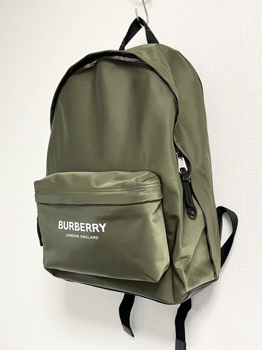 BURBERRY バーバリー リュック ロゴプリント ECONYL バックパック