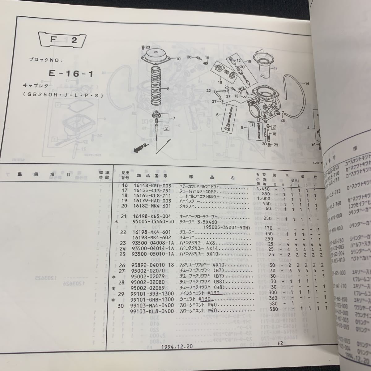 送料無料 パーツリスト ホンダ HONDA GB250 CLUBMAN クラブマン 送料無料 パーツリスト ホンダ HONDA GB250 CLUBMAN クラブマン