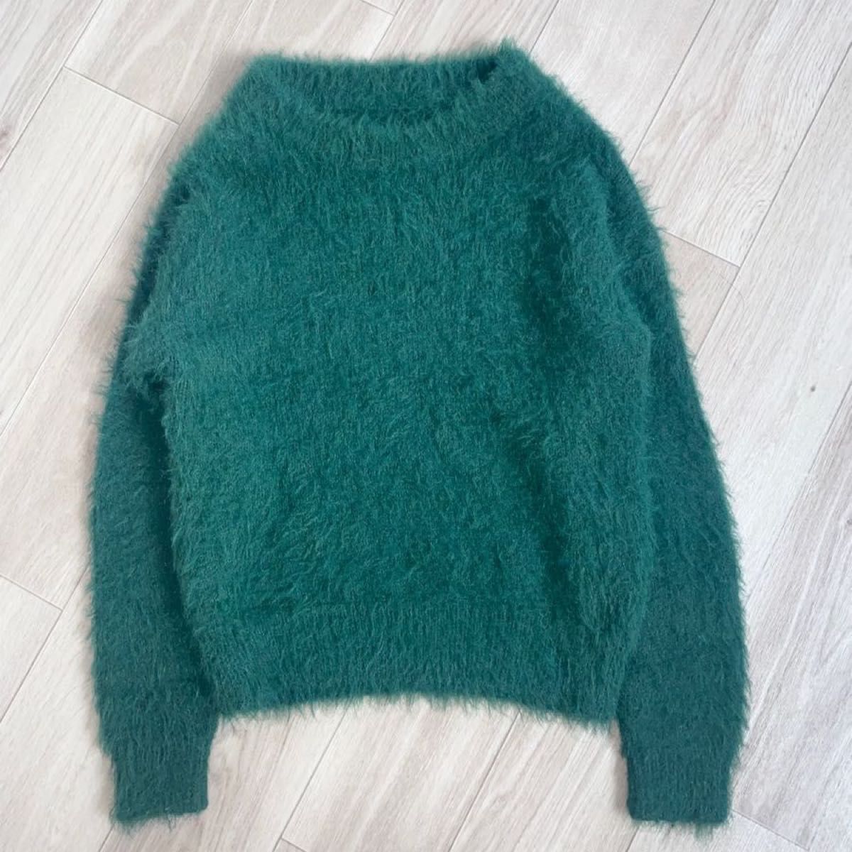 ラメ シャギーニット 毛長 knit y2k｜PayPayフリマ