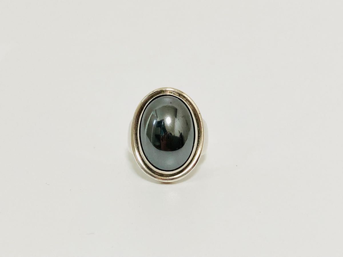 GEORG JENSEN ジョージジェンセン ヘマタイト 46A リング 11号 925S