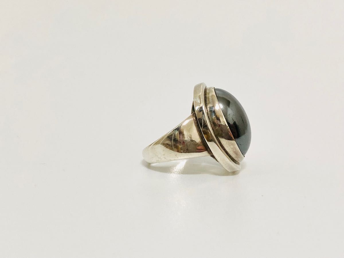 GEORG JENSEN ジョージジェンセン ヘマタイト 46A リング 11号 925S