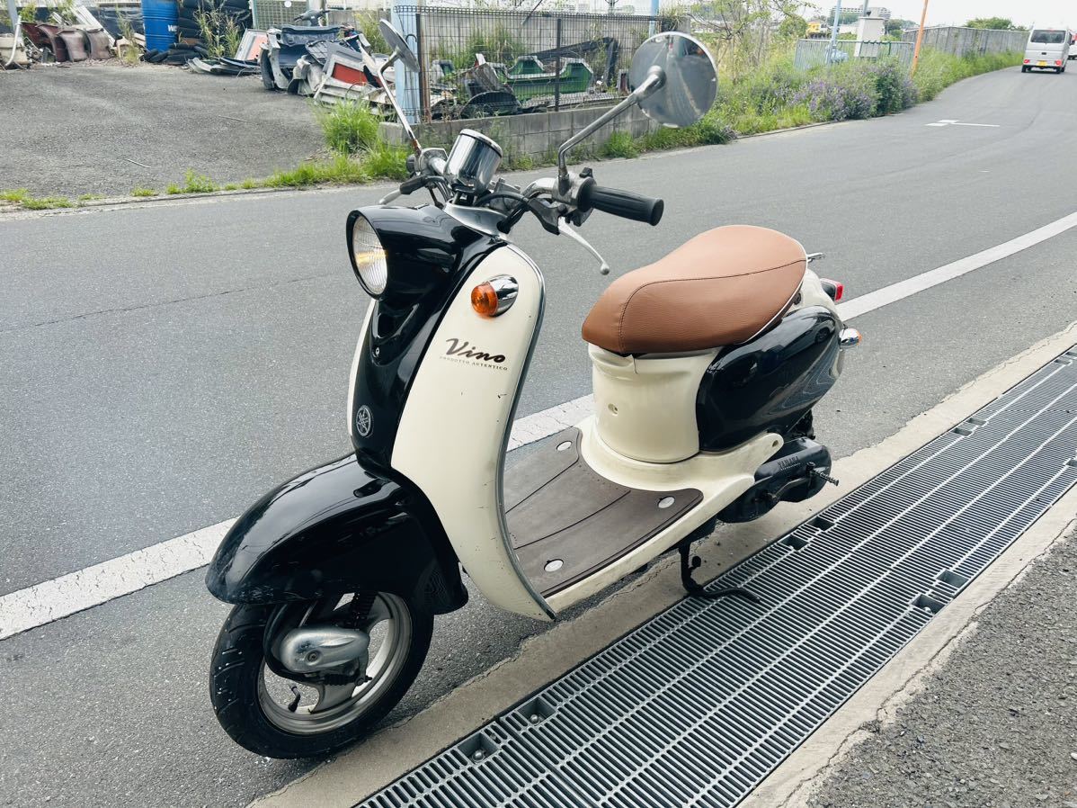 2021年春の 快調 ヤマハ ビーノ 2スト 大阪発 5AU オートバイ車体