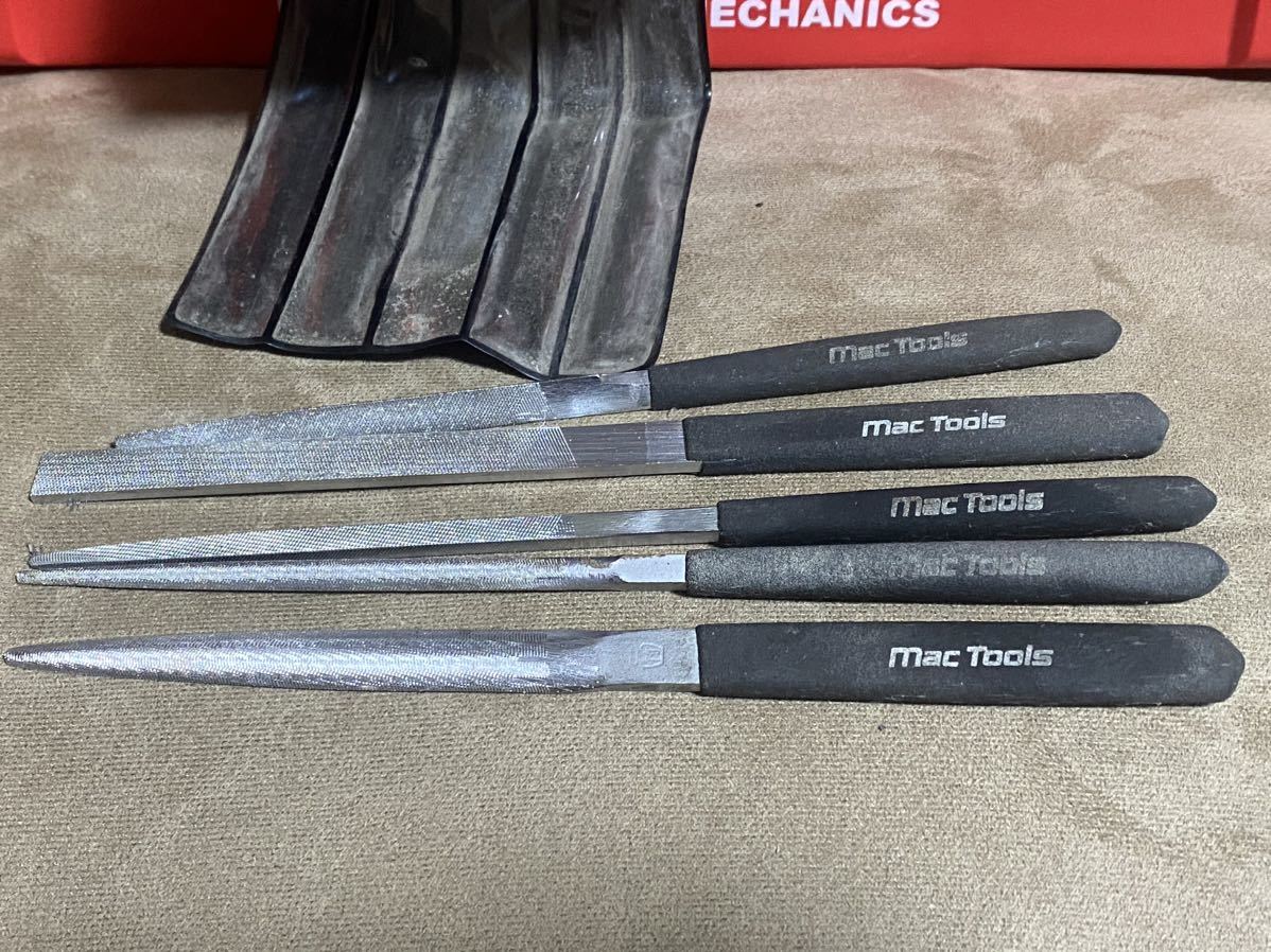 希少 MAC TOOLS 5本セット マックツール 棒ヤスリ 中古 ハンドツール