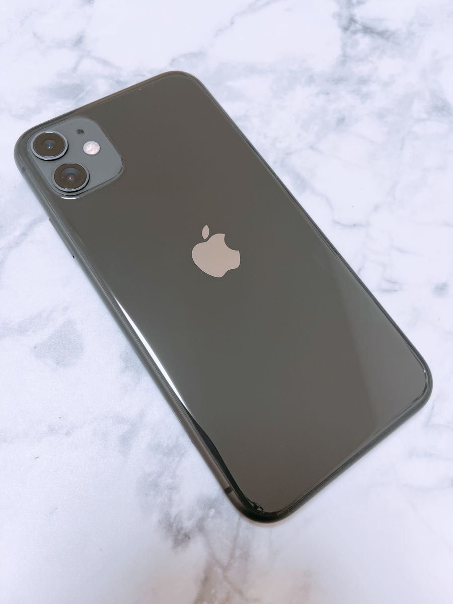 美品】iPhone11 ブラック 黒 128GB バッテリー87% SIMフリー