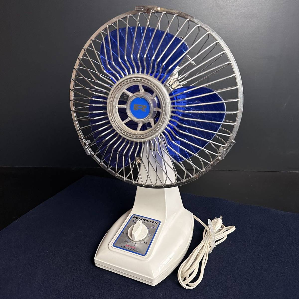 89%OFF!】 未使用 箱付 ロンドル 扇風機 レトロ 卓上扇風機 昭和レトロ