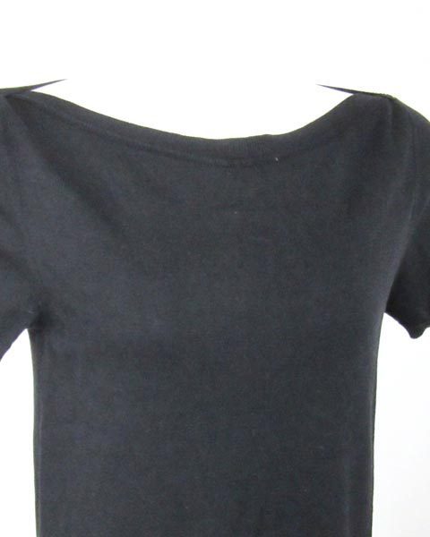 レッド ヴァレンティノ RED VALENTINO 黒 半袖 ニット ワンピース XS