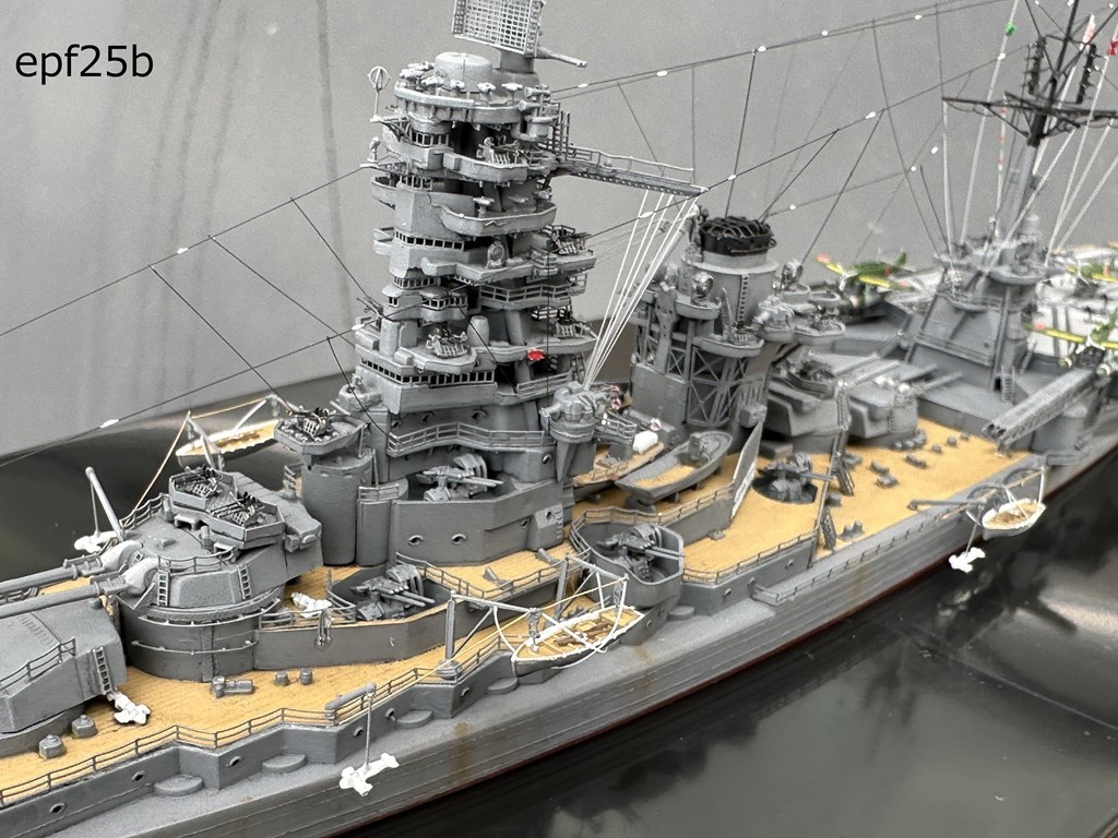 日本海軍 航空戦艦 伊勢 1/700 精密完成品 日本海軍 航空戦艦 伊勢 1/700 精密完成品