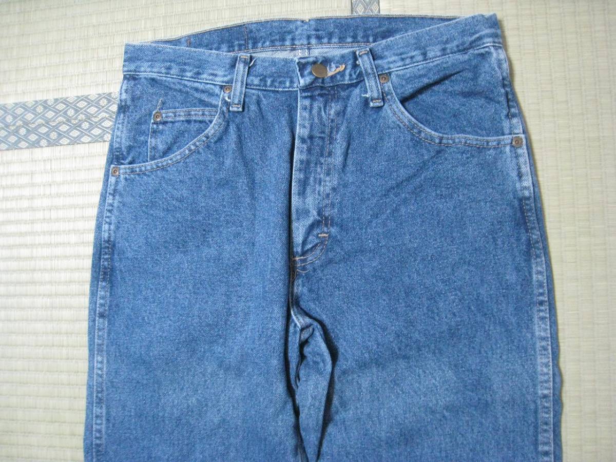 即決 ラングラー Wrangler Five Star Premium Denim ワンウォッシュストレートジーンズ レギュラーフィット Dark Stonewash W31 L34 送料安_画像8