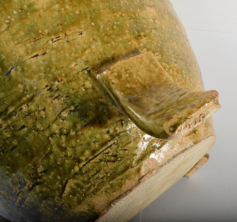 北大路魯山人 織部焼 三つ足 壺 時代箱 D R5512C | charcas.gob.mx