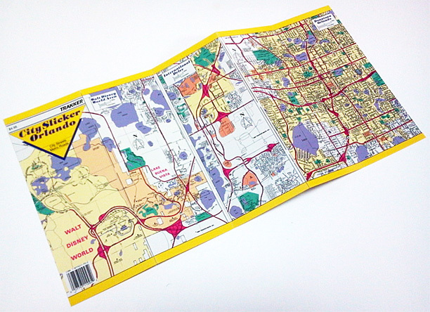 ■1995年 アメリカ Orlando/オーランド・マップ/道路地図 美品■_画像2