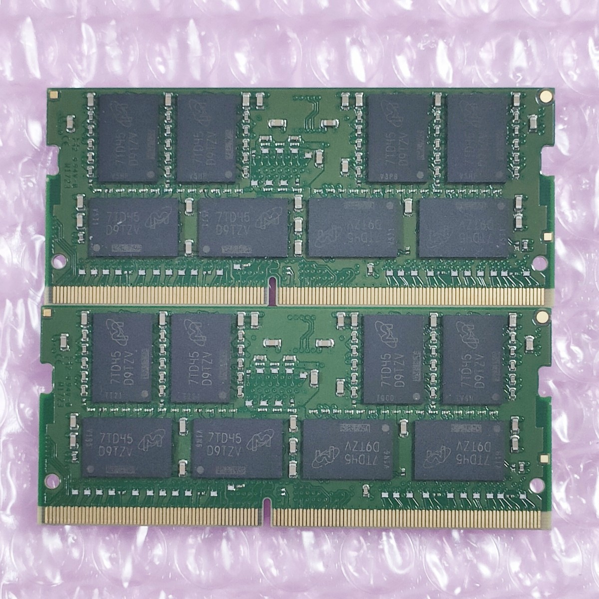 【動作確認済み】Kingston DDR4-2400 32GB（16GB 2枚） PC4-19200 SO-DIMM ノートPC対応メモリの画像2