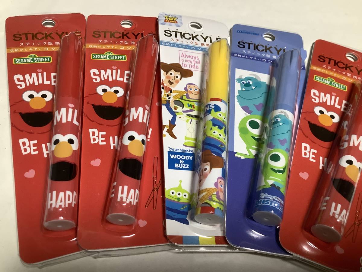  stay  key ru scissors 5 point Sesame Street Toy Story Monstar z ink / Elmo Alien Mike Sunstar stationery 