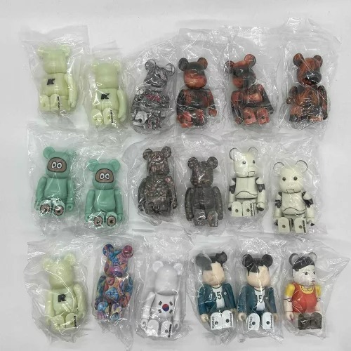 経典ブランド MEDICOM TOY BE@RBRICK SERIES44 100% 18体SET